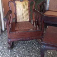 Vendo Juego de sala antiguo de caoba. Muebles para toda la vida - Img 56571545
