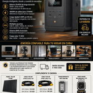 ECOFLOW DELTA 2 con Domicilio Incluido, esta si permite batería extra para duplicar potencia y panel solar - Img 56455241