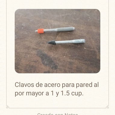 Clavos plásticos y metálicos para pistola. - Img 123311301