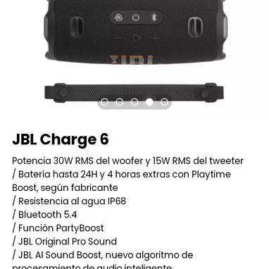 JBL Charge 6. Nuevo - Img 100388748