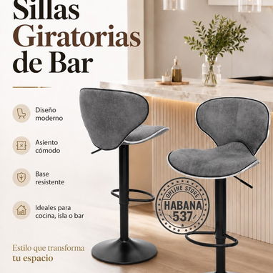 Sillas giratorias ajustables - 3/3