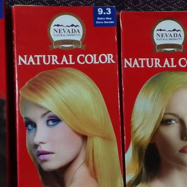 TINTES DE PELO MARCA NEVADA VIENEN CON PEROXIDO, BROCHA Y GUANTES ( NEGROS, CASTAÑOS, RUBIOS) - Img 111859433