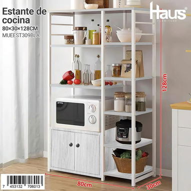 Estante de cocina importado /Armario de cocina importado con puertas tm170*80_30_128 - 2/4