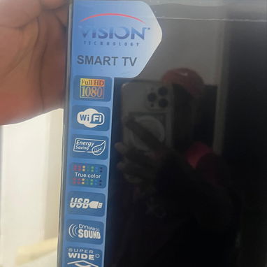 Smart TV 43 Pulgadas marca Visión (Híbrido) cajita HD interna y soporte de pared Precio $335 USD transporte - Img 120248566