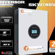 Inversor Hibrido de 5KW y 48v marca felicity solarlici - Img 57379628