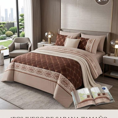 🌸*Sábanas Queen estampadas*🌸 - de algodón (La Lisa) - Img 123050194
