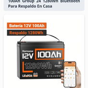 Batería Humsienk LiFePO4 12V 100Ah Bluetooth - Img 57533108