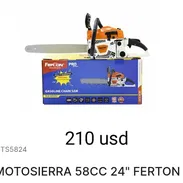 Motosierra de 58cc 24" Ferton - Img 58028205