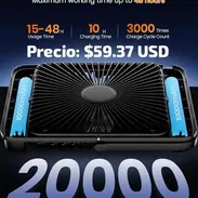 Ventilador Recargable WARMCO D4 20,000 mAh, Luz Led, entrega de Factura para su Garantía. Variedad de Ventiladores - Img 56878037