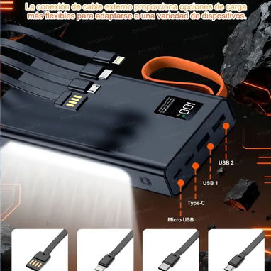 Banco de energía con lámpara de 45000mAh - 5/8