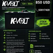 BATERÍA K-VOLT 72V- 3AH - Img 55845776