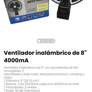 Ventilador inalámbrico - Img 56628532