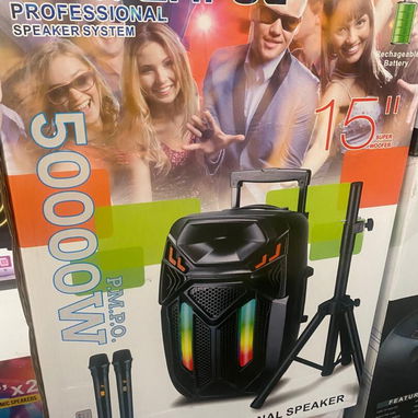 🔊 165 🔊  BOCINA PROFESIONAL YE-1507 INCLUYE MICRÓFONOS MANDO AL DISTANCIA Y TRÍPODE. TLF 54833699 - 3/3