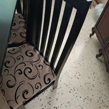 🚨 Mesa de comedor de madera y cristal, de 6 plazas. - 2/3