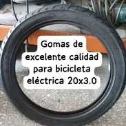 ‼️GOMAS PARA BICICLETAS ELÉCTRICA 20X3.0 EXCELENTE CALIDAD - Img 54712066