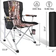 Sillas plegables de camping para adultos, - Img 55701197