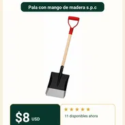 🏠 Pala con mango de madera s.p.c - Img 56843202