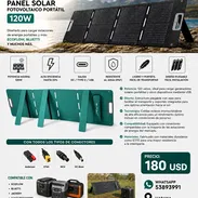 Panel Solar Portátil V‑TAC 120W – Profesional y Universal para Estacion de Energia - Img 55592069