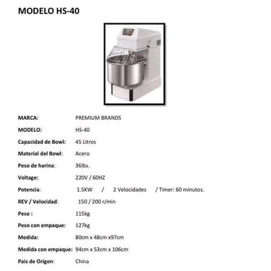 Maquina hielo  Mezcladora de panaderia Sobadora de rodillos cajas fuerte grandes 86 Litros Transporte incluido - 4/8