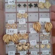Aretes de oro 10k de fabrica - Img 55872301