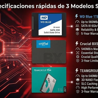 Discos SSD 256GB+1TB y M2 NVME de 1TB - Img 121034373