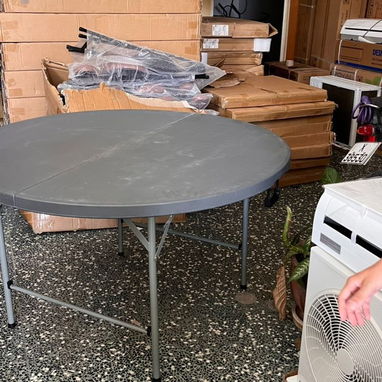 🛒 90USD 🛒 MESA DE EXTERIOR REDONDA. MENSAJERÍA CON FACTURA Y GARANTÍA. TLF 54833699 - Img 103478630