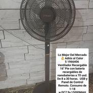 Ventilador recargable sin panel solar - Img 55724479