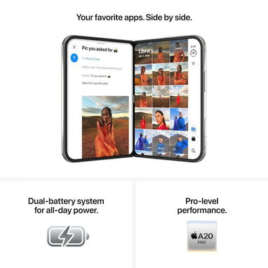Apple iPhone Duo 256GB Star Blanco – Nuevo – PRE-ORDEN 23/10/2026 - 5/10