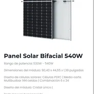 Panel solar bifacial 540 w - Img 56865864