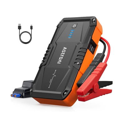 Arrancador de Batería de Coche 1500A Pico con Linterna LED y Power Bank📍AstroAl S8 - 2/4