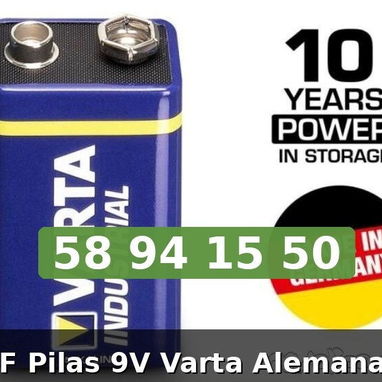 Pilas 9V Varta - 2/3