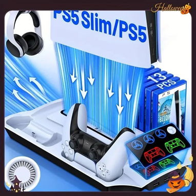 Base multifuncional para PS5 y PS5 Slim - Img 95606764