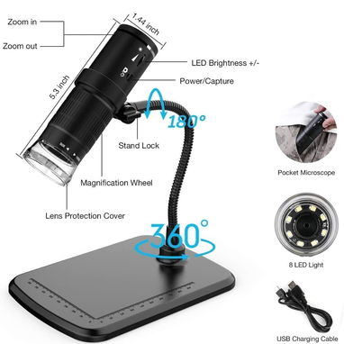 Microscopio Digital HD (F201) 🌐 - 2/7