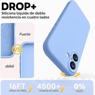 💪Funda Magnética para iPhone 17 – Azul Claro💪 - 2/5