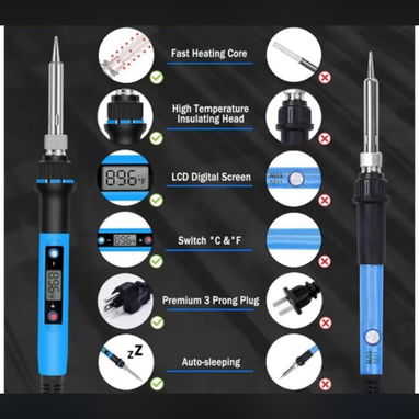 Cautines nuevos sellados de 60w y 80w con todos sus accesorios los mejores y más completos!!!! - 5/5