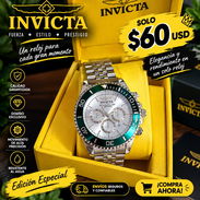 Reloj invicta de cara plateada - Img 57650041