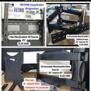 Soportes para TV Nuevos Originales Importados marca REYMO españoles con todos sus aditamentos 💯. OFERTA: 🚨Soporte dobl - Img 55342575