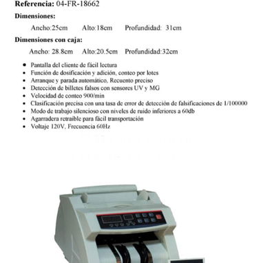 Maquinas de contar dinero original importado - Img 123638076