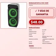 BOCINA BLUETOOTH 6.5'' MS-1943BT . - Img 57880789