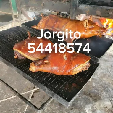 Cerdo asado, piernas asadas, cenas criollas comidas criollas comida a domicilio - Img 127567865