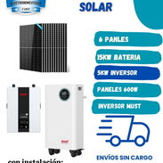 Kit solar 6 kW con respaldo de batería 15 kW. TCP - Img 55494969