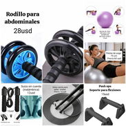 Suiza con y sin cuerda/ Pelota o balón de yoga/ Soporte para flexiones/ Rodillo para abdominales /Artículos para el gym - Img 54657964
