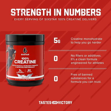 Creatina Sixstar 60 Servicios sin sabor - Img 113153371
