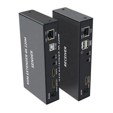 Extensor HDMI KVM 4K 120M por Cable de Red Cat6 | Control USB + Audio - Img 126328135