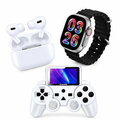 Set Hot - 12, Consola S10 + Auriculares + Pulsera Inteligente - 2/2