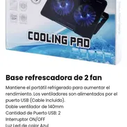 Bases refrescadoras RGB 2 fanes  A2 con portacelulares nuevas - Img 50686395