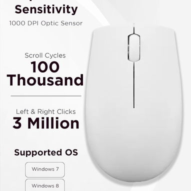 Mouse Inalámbrico Lenovo 300 2.4G🖱️Ambidiestro, Compacto, 12 Meses Batería🔋DPI 1000, USB Nano💼Envío* + Garantía** - Img 99765034