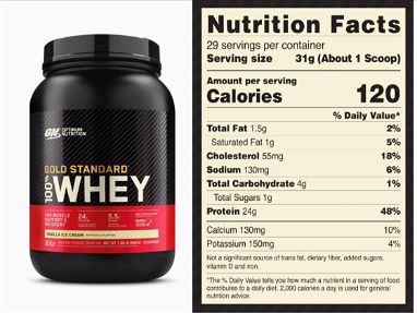 Whey protein ON Gold Standard 2lb- 29 serv - Img main-image