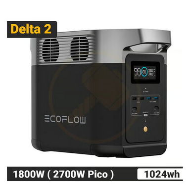 EcoFlow DELTA 2 con 1024Wh, 1800W - Pico 2700W, Batería LiFePO Expandible hasta 3kWh Estación de Energía Portátil/ 715 - Img 117359739