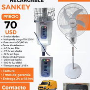 VENTILADOR RECARGABLE SANKEY + PANEL SOLAR - Img 55538588